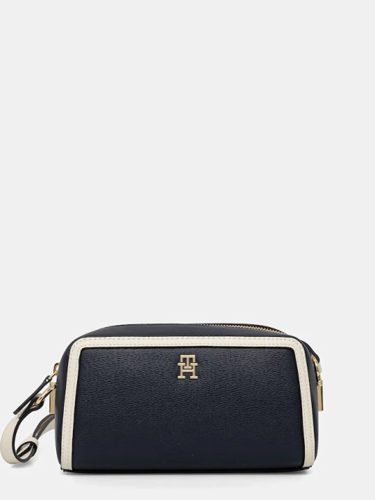 Zdjęcie produktu Tommy Hilfiger torebka crossbody damska z imitacji skóry granatowy