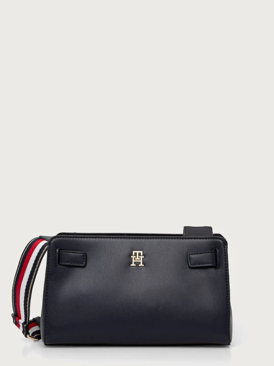 Zdjęcie produktu Tommy Hilfiger torebka crossbody damska z imitacji skóry granatowy