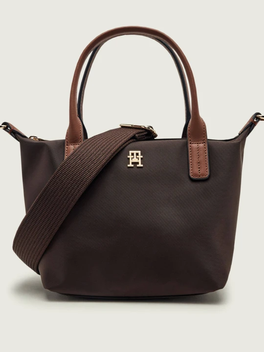 Zdjęcie produktu Tommy Hilfiger Torebka na ramię Popette | z dodatkiem skóry brązowy
