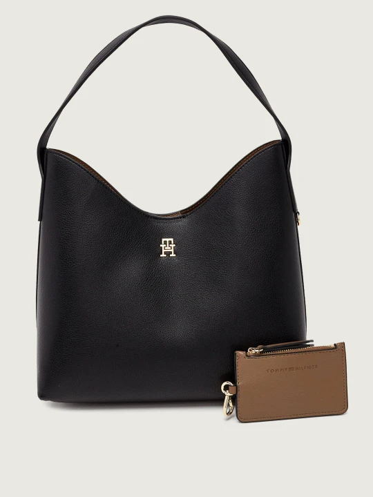 Zdjęcie produktu Tommy Hilfiger Torebka na ramię + saszetka TH ICON czarny
