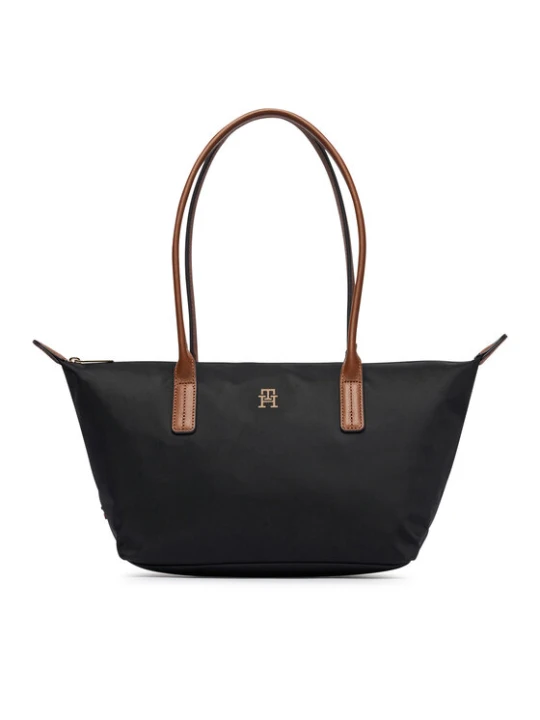 Zdjęcie produktu Tommy Hilfiger Torebka Popette East West Tote AW0AW19211 Czarny