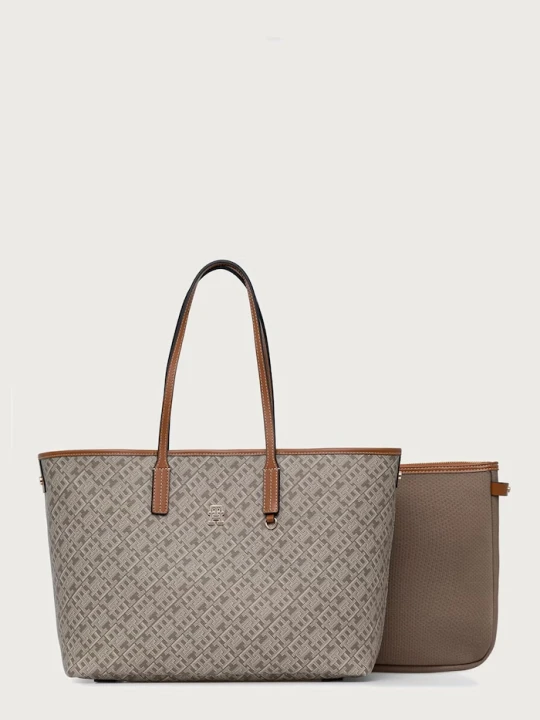 Zdjęcie produktu Tommy Hilfiger torebka shopper damska beżowy