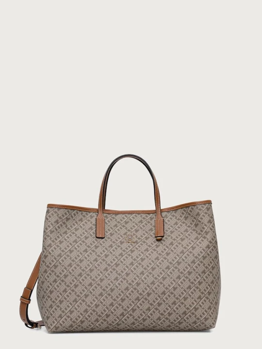 Zdjęcie produktu Tommy Hilfiger torebka shopper damska beżowy