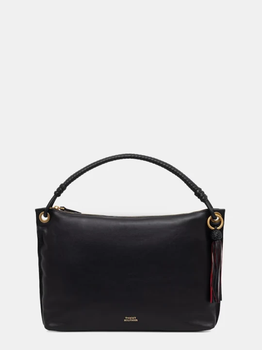 Zdjęcie produktu Tommy Hilfiger torebka shopper damska skórzana czarny