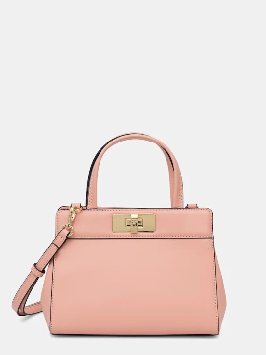 Zdjęcie produktu Tommy Hilfiger torebka shopper damska z imitacji skóry różowy