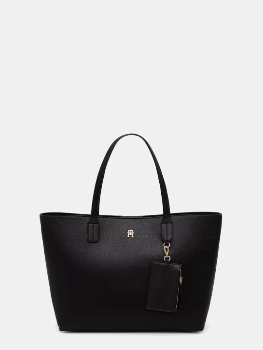 Zdjęcie produktu Tommy Hilfiger torebka shopper damska z imitacji skóry czarny