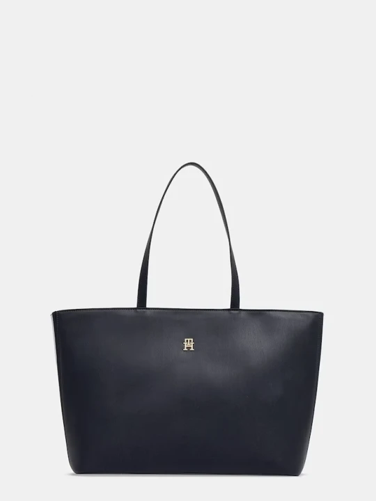 Zdjęcie produktu Tommy Hilfiger torebka shopper damska z imitacji skóry granatowy