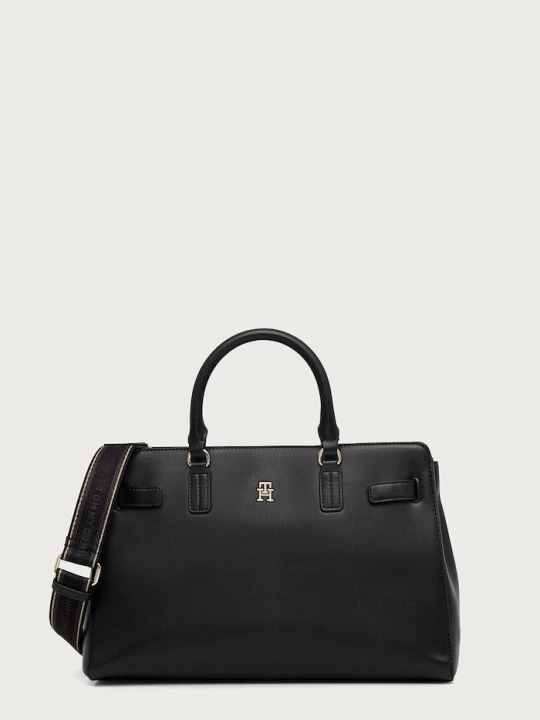 Zdjęcie produktu Tommy Hilfiger torebka shopper damska z imitacji skóry czarny