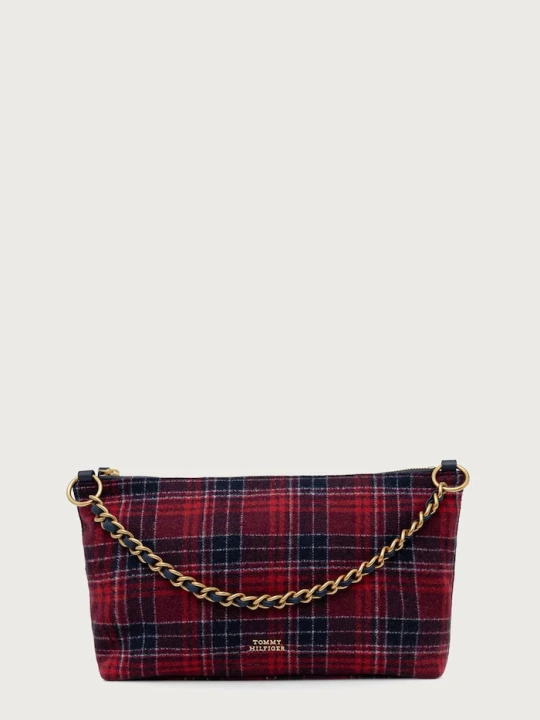 Zdjęcie produktu Tommy Hilfiger torebka shopper damska z wełną granatowy