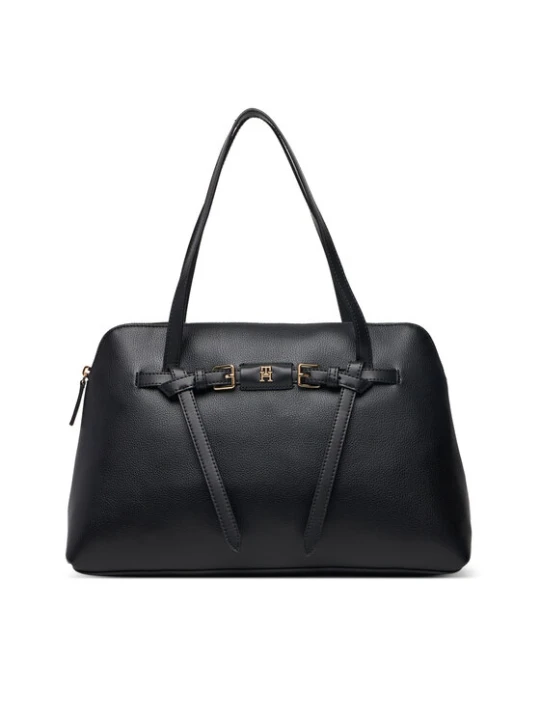 Zdjęcie produktu Tommy Hilfiger Torebka Th Buckle Tote AW0AW19032 Czarny