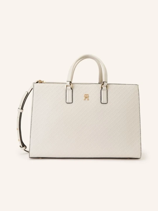 Zdjęcie produktu Tommy Hilfiger Torebka Th Daily Satchel Mono weiss KREMOWY