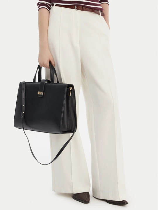 Zdjęcie produktu Tommy Hilfiger Torebka Th Heritage Satchel AW0AW18287 Czarny
