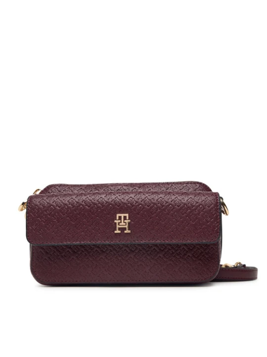 Zdjęcie produktu Tommy Hilfiger Torebka Th Icon Camera Bag Mono AW0AW18922 Bordowy
