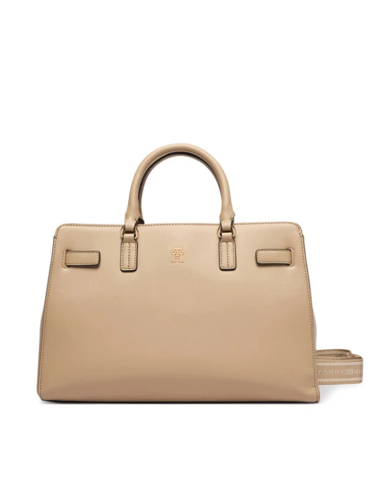 Zdjęcie produktu Tommy Hilfiger Torebka Th Joy Satchel AW0AW19067 Beżowy