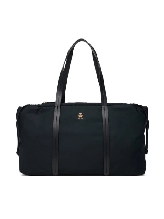 Zdjęcie produktu Tommy Hilfiger Torebka Th Soft Nylon Hobo AW0AW18994 Czarny
