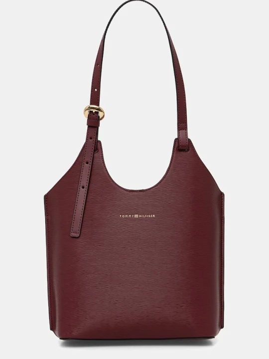 Zdjęcie produktu Tommy Hilfiger torebka tote damska bordowy