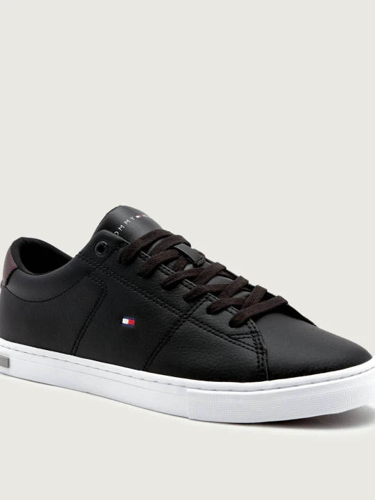 Zdjęcie produktu Tommy Hilfiger Trampki ESSENTIAL DE | z dodatkiem skóry czarny