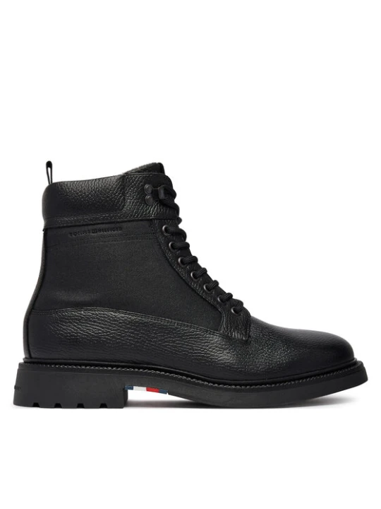 Zdjęcie produktu Tommy Hilfiger Trzewiki Corporate Casual Mix W Wpm Boot FM0FM05988 Czarny