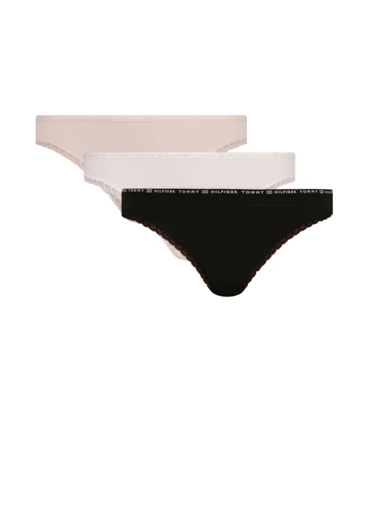 Zdjęcie produktu Tommy Hilfiger Underwear Stringi 3-pack pudrowy róż