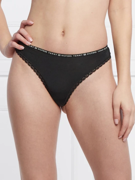 Zdjęcie produktu Tommy Hilfiger Underwear Stringi 3-pack czarny
