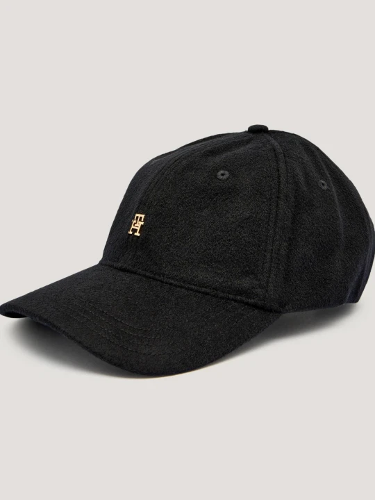 Zdjęcie produktu Tommy Hilfiger Wełniana bejsbolówka czarny