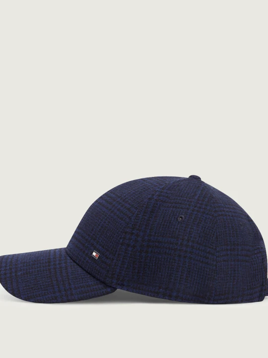 Zdjęcie produktu Tommy Hilfiger Wełniana bejsbolówka Melton granatowy
