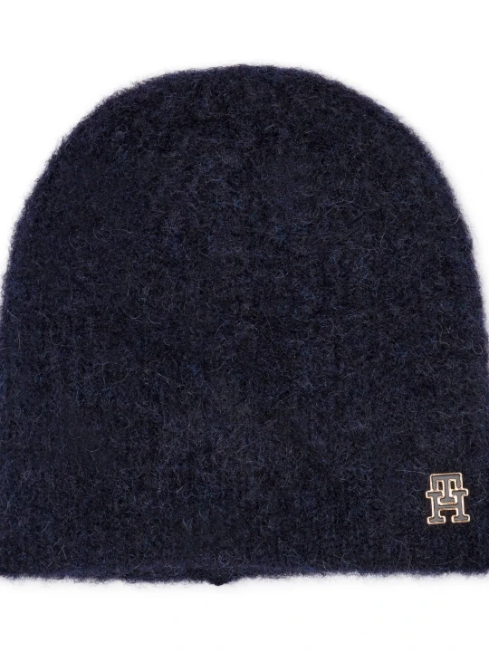 Zdjęcie produktu Tommy Hilfiger Wełniana czapka granatowy