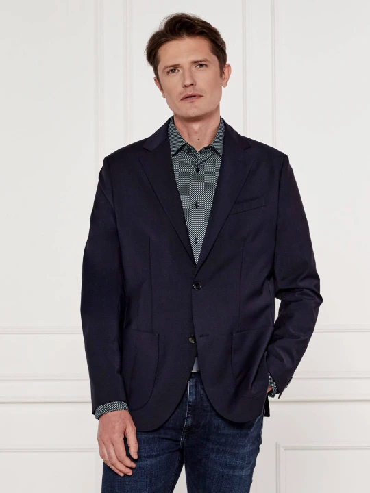Zdjęcie produktu Tommy Hilfiger Wełniana marynarka | Regular Fit grafitowy