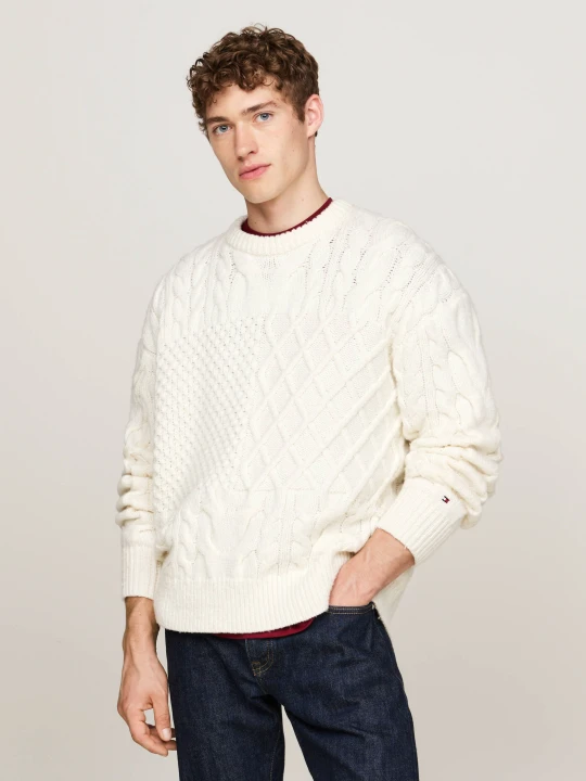 Zdjęcie produktu Tommy Hilfiger Wełniany sweter | Regular Fit