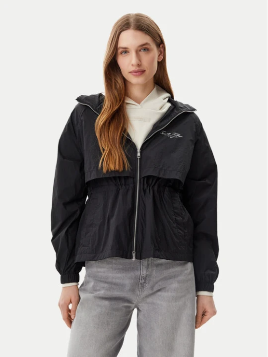 Zdjęcie produktu Tommy Hilfiger Wiatrówka WW0WW45413 Czarny Regular Fit