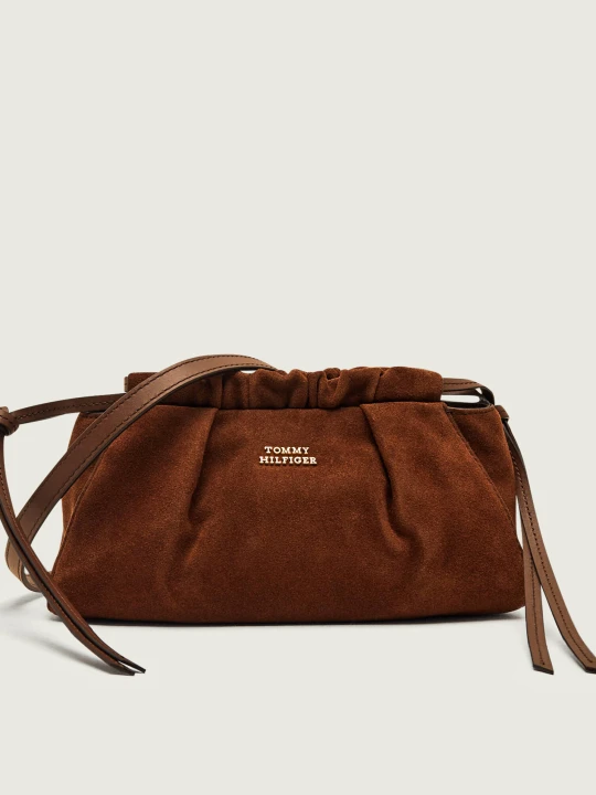 Zdjęcie produktu Tommy Hilfiger Worek | zamsz brązowy
