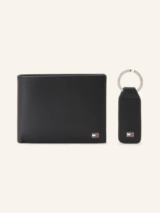 Zdjęcie produktu Tommy Hilfiger Zestaw: Portfel I Zawieszka Do Kluczy schwarz CZARNY