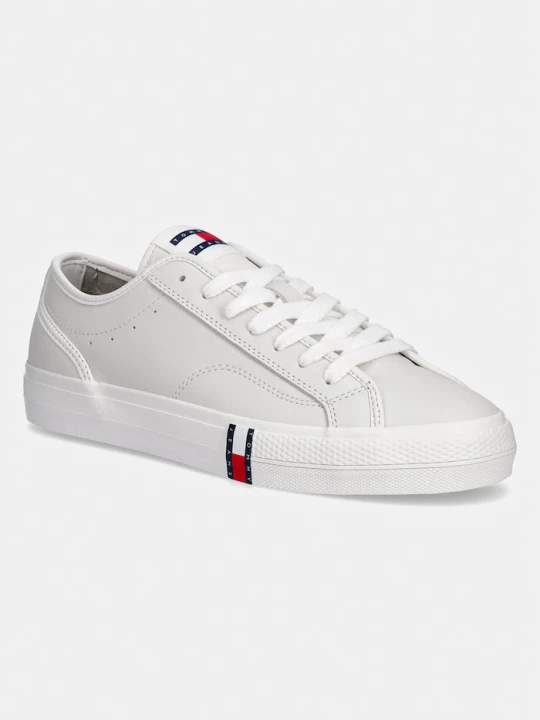 Zdjęcie produktu Tommy Jeans ARCHIVE VULC. Y2K LONG LACE tenisówki męskie skórzane biały