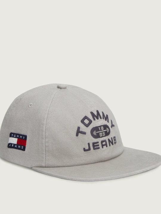 Zdjęcie produktu Tommy Jeans Bejsbolówka WORLD GYM szary