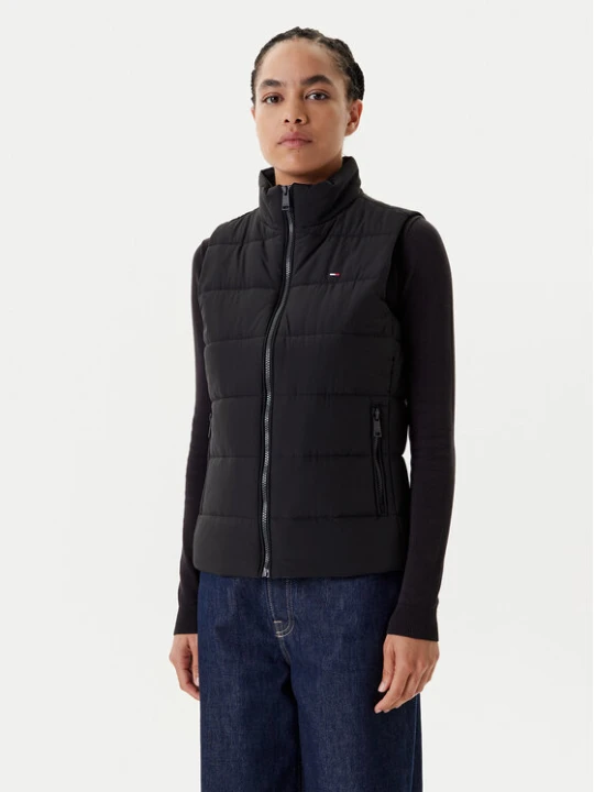 Zdjęcie produktu Tommy Jeans Bezrękawnik DW0DW21409 Czarny Regular Fit