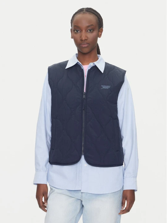 Zdjęcie produktu Tommy Jeans Bezrękawnik Onion DW0DW21184 Granatowy Regular Fit