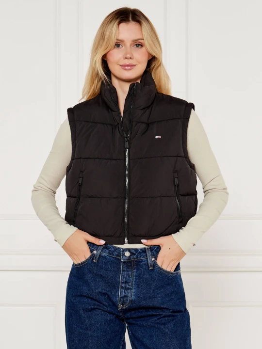 Zdjęcie produktu Tommy Jeans Bezrękawnik | Regular Fit czarny