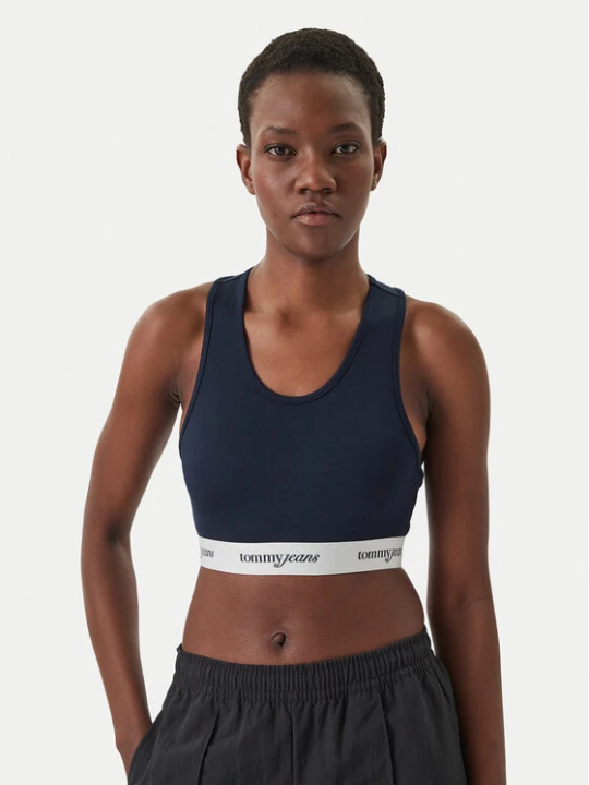 Zdjęcie produktu Tommy Jeans Biustonosz top DW0DW22762 Granatowy