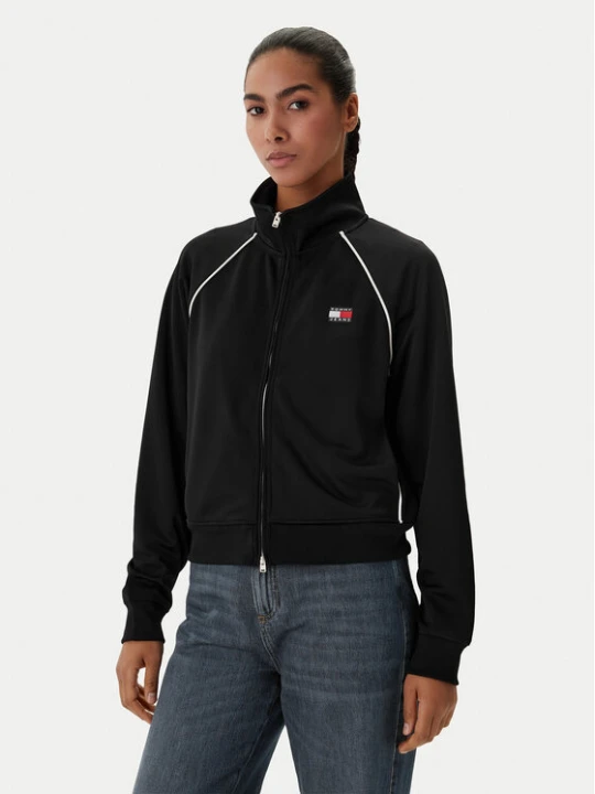 Zdjęcie produktu Tommy Jeans Bluza Badge DW0DW21930 Czarny Regular Fit