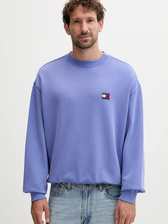 Zdjęcie produktu Tommy Jeans bluza bawełniana niebieski
