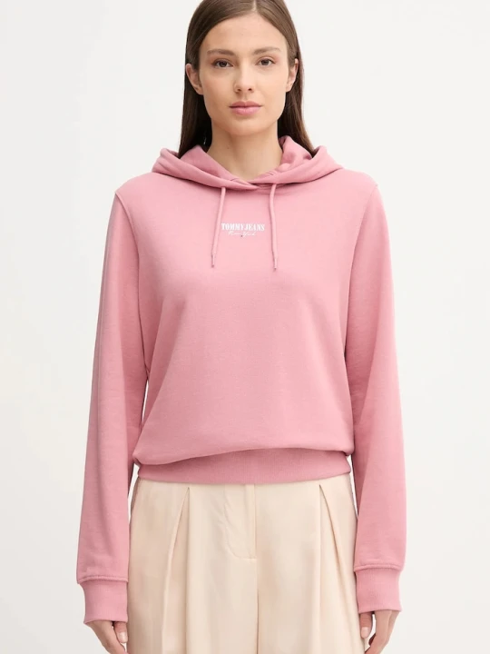 Zdjęcie produktu Tommy Jeans bluza bawełniana różowy