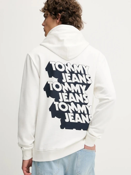 Zdjęcie produktu Tommy Jeans bluza bawełniana biały