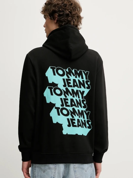 Zdjęcie produktu Tommy Jeans bluza bawełniana czarny