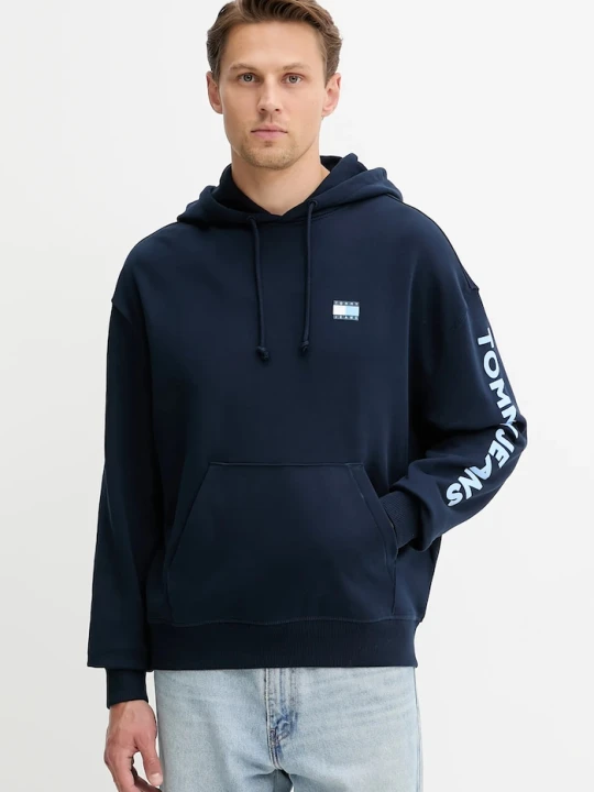 Zdjęcie produktu Tommy Jeans bluza bawełniana granatowy