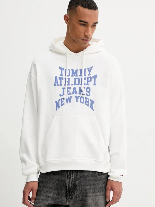 Zdjęcie produktu Tommy Jeans bluza bawełniana biały