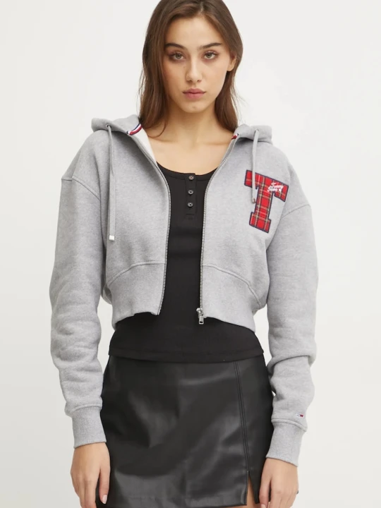 Zdjęcie produktu Tommy Jeans bluza bawełniana szary
