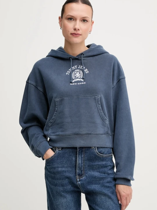 Zdjęcie produktu Tommy Jeans bluza bawełniana niebieski