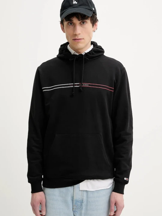 Zdjęcie produktu Tommy Jeans bluza bawełniana czarny