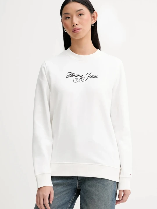 Zdjęcie produktu Tommy Jeans bluza bawełniana biały