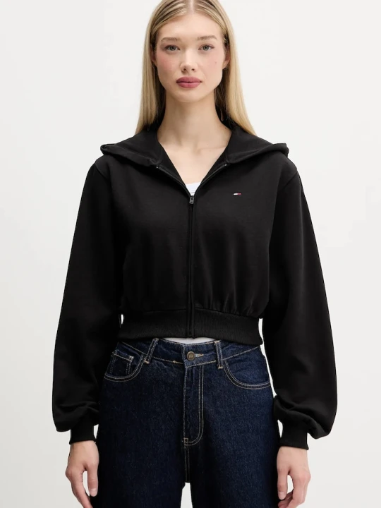 Zdjęcie produktu Tommy Jeans bluza bawełniana czarny